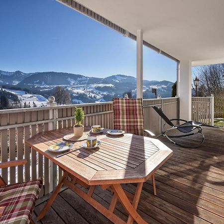 Haus "Bergblick" Ferienwohnung Falken Mit 1 Schlafzimmer Oberstaufen Ngoại thất bức ảnh